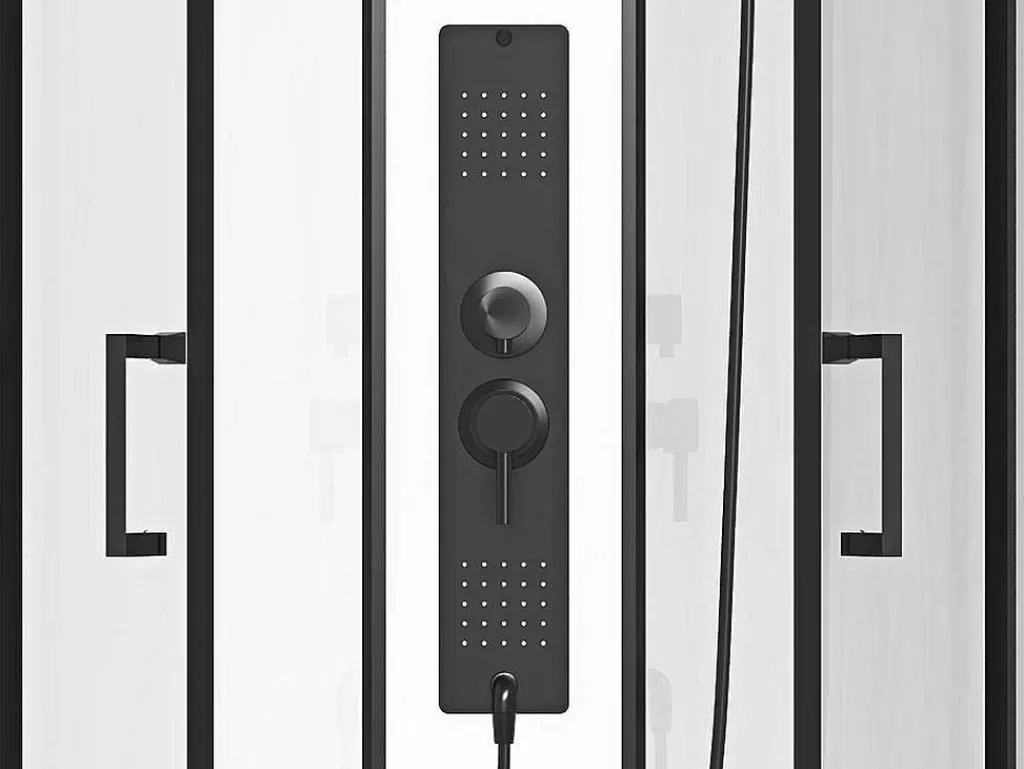 Cabine De Duche*Shower & Design Cabine De Duche De Hidromassagem Em Quarto De Circulo C90 X L90 X A215 Cm - Solena