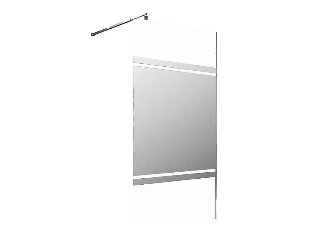 Painel De Duche*Shower & Design Cabine De Duche Estilo Italiana Efeito Espelho 120 X 200 Cm - Zenado