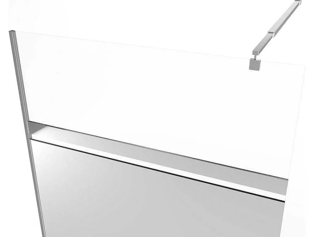 Painel De Duche*Shower & Design Cabine De Duche Estilo Italiana Efeito Espelho 120 X 200 Cm - Zenado