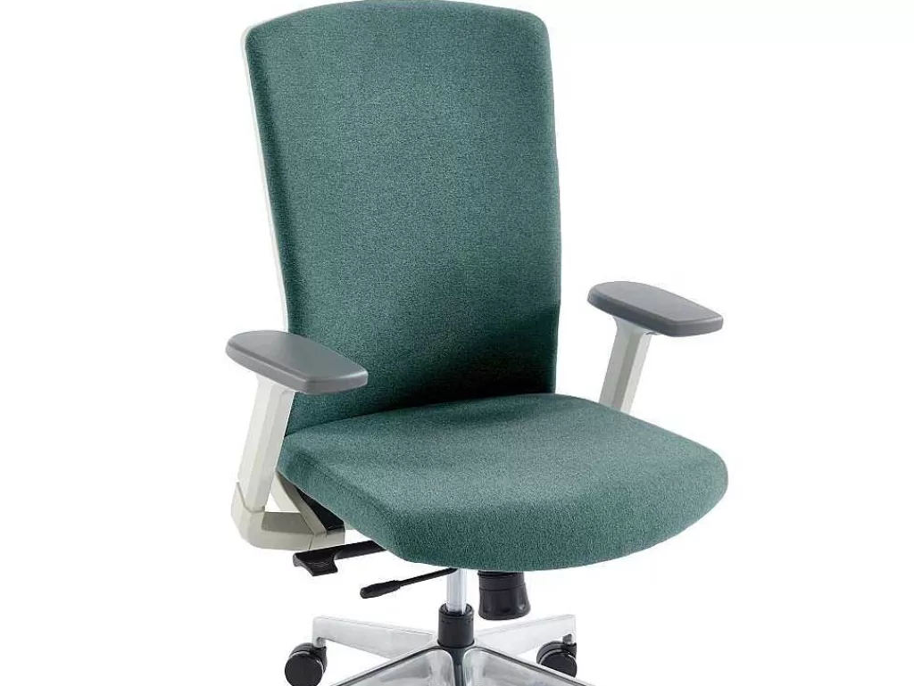 Cadeira De Escritório*Workēa Cadeira De Escritório Profissional Em Tecido Cor Azul - Humia
