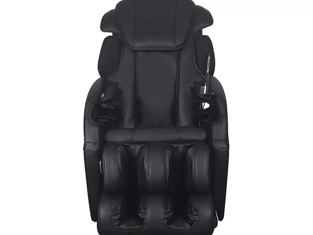 Poltrona Em Pele Sintética*Vente-unique Cadeirão De Massagem Leto Em Pele Sintética - Sistema Gravidade Zero - Preto