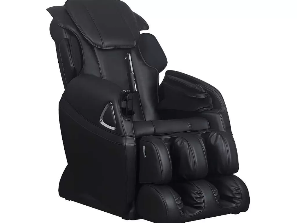 Poltrona Em Pele Sintética*Vente-unique Cadeirão De Massagem Leto Em Pele Sintética - Sistema Gravidade Zero - Preto