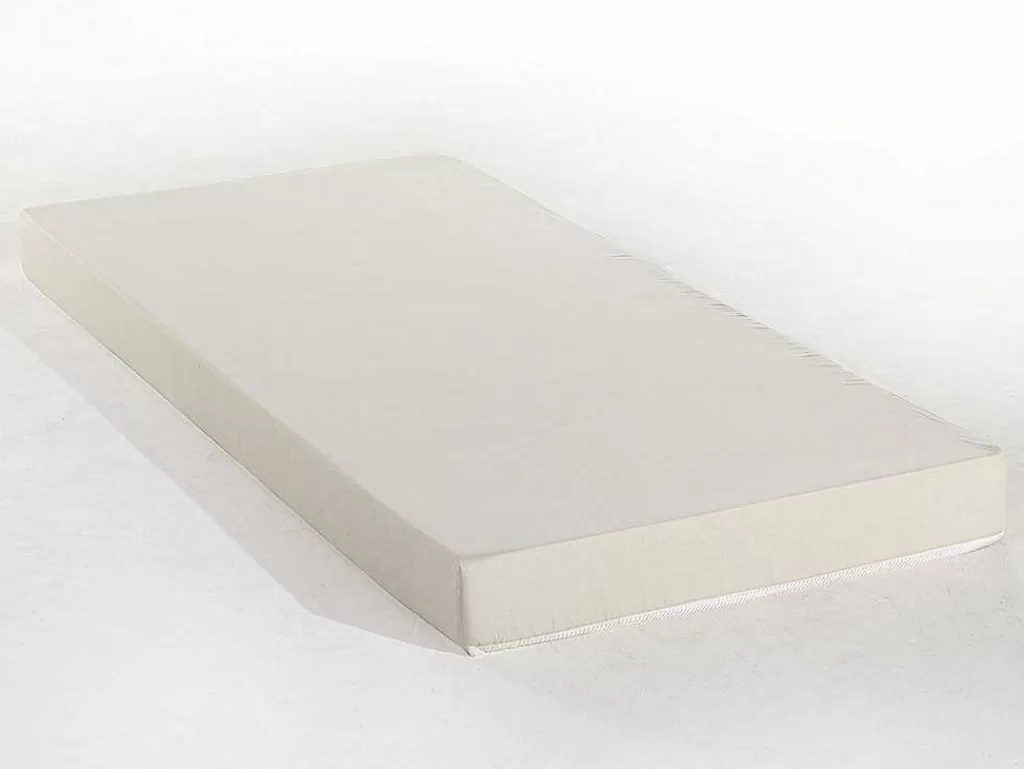 Cama Dupla*Vente-unique Cama Dupla Banco De 2X90X190 Cm Em Tecido Cinza + Colchão - Louise