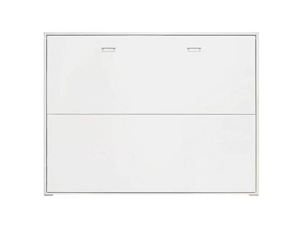 Cama Rebatível*Venprodin Cama Dupla Dobravel Horizontal 135X190 Cor Branco