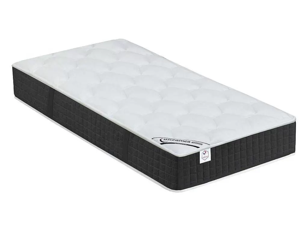 Cama Articulada*DREAMEA Cama Elétrica Articulada Terminais E Colchão De Molas Ensacadas E Memória De Forma - Motores Okin - Branco - 2X80X200 Cm - Phanes Da