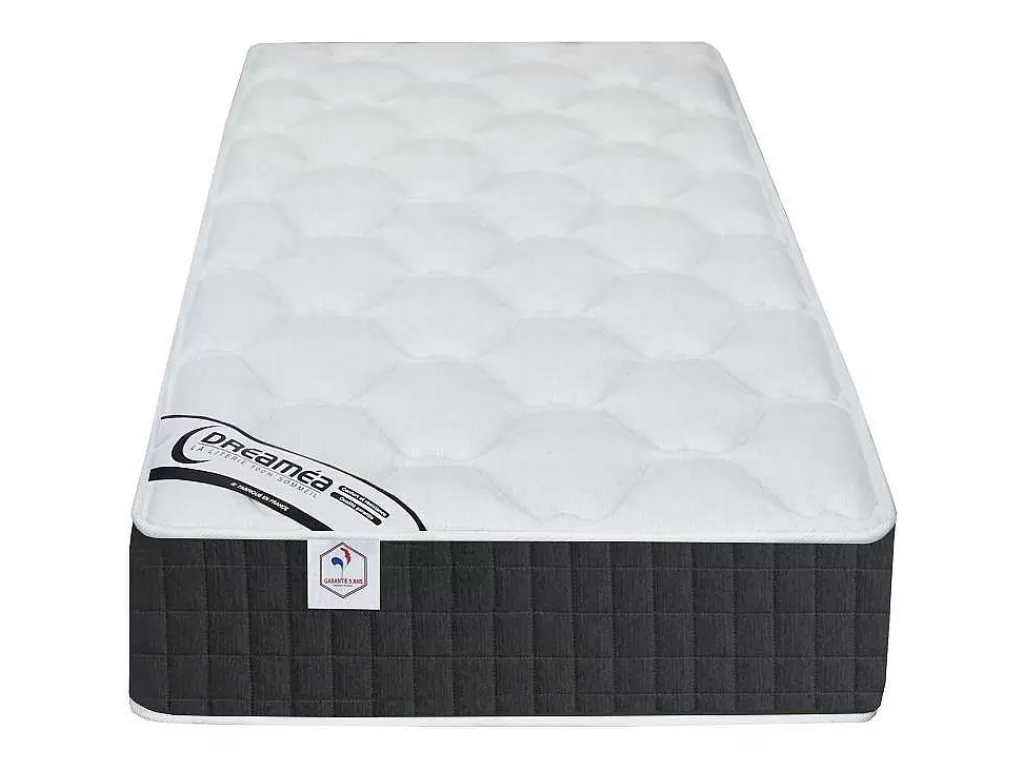 Cama Articulada*DREAMEA Cama Elétrica Articulada Terminais E Colchão De Molas Ensacadas E Memória De Forma - Motores Okin - Branco - 2X80X200 Cm - Phanes Da
