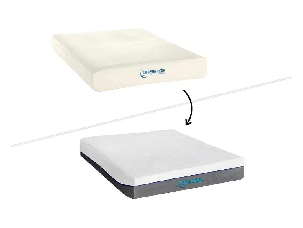Cama Articulada*DREAMEA Cama Elétrica Com Memória De Forma Jimbaran Ii De - Motor Okin - 140X200 Cm
