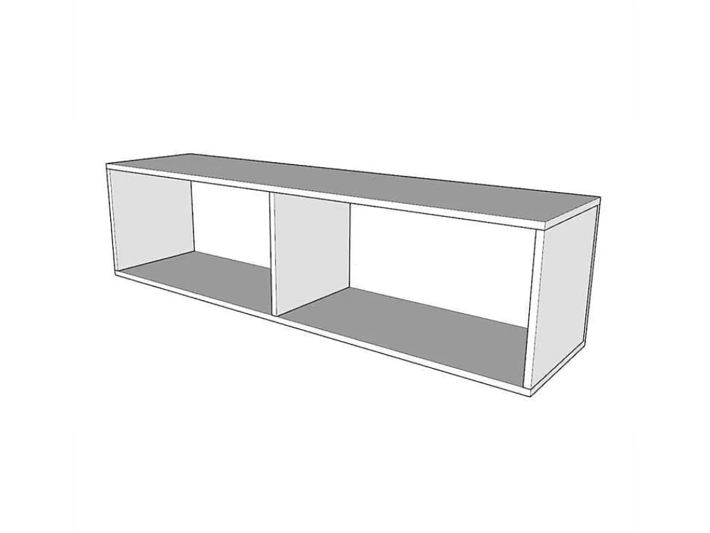Cama Rebatível*ITAMOBY Cama Retratil 120 Vertical Kentaro Sofá Com Armário Coluna E Armários Suspensos Nogueira - Alessia 20