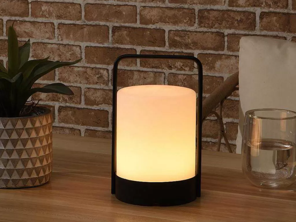 Iluminação De Exterior*OZAIA Candeeiro De Exterior Portatil Com Leds A20 Cm, Cores Que Mudam - Balogna