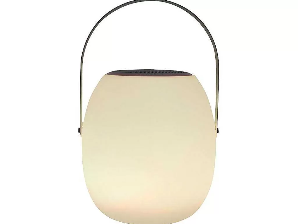 Iluminação De Exterior*OZAIA Candeeiro De Mesa De Exterior Com Ligacao Bluetooth - Metal - A. 27 Cm - Cores Variaveis - Speak