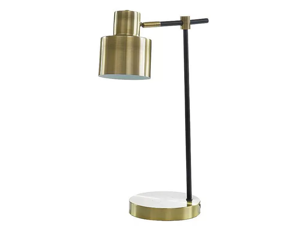 Candeeiro De Mesa*OZAIA Candeeiro De Mesa Estilo Vintage Anticaire - Ferro - 26X15X45 Cm - Dourado
