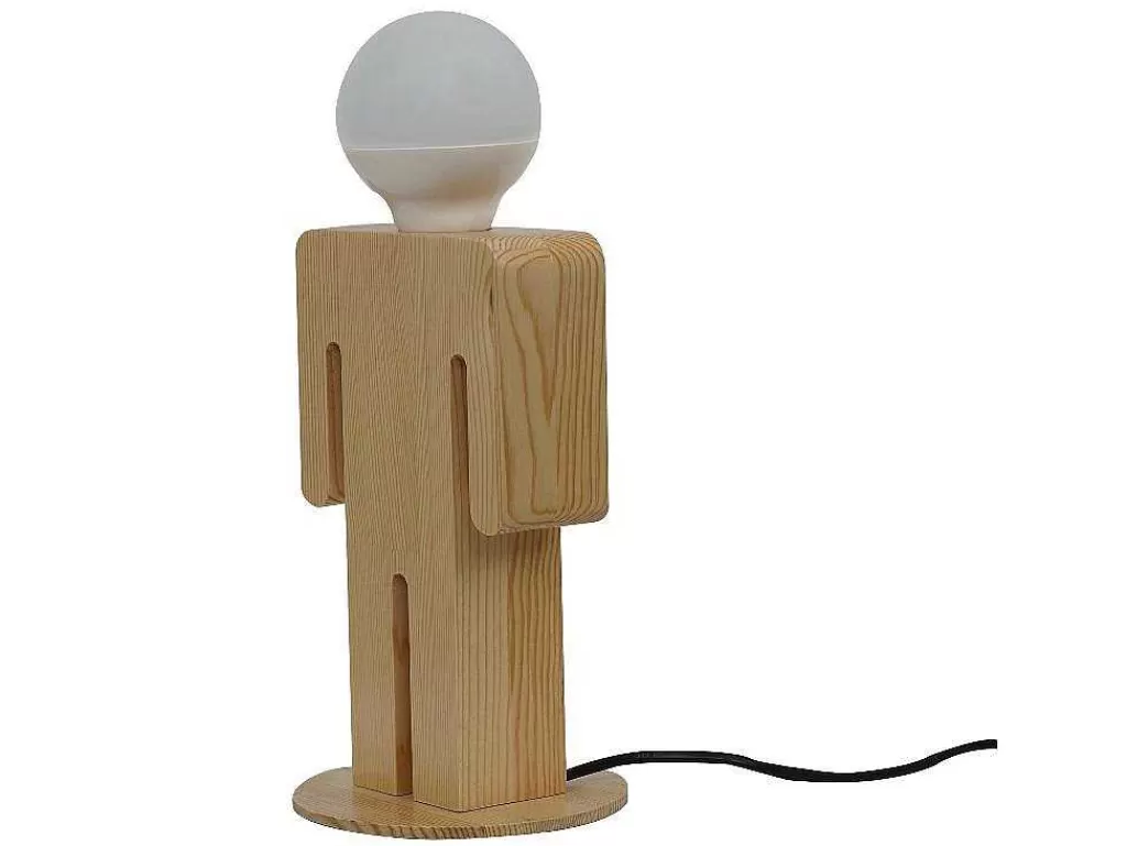 Candeeiro De Mesa*EPIKASA Candeeiro De Mesa Messina, Carvalho, 15 X 16 X 26 Cm,