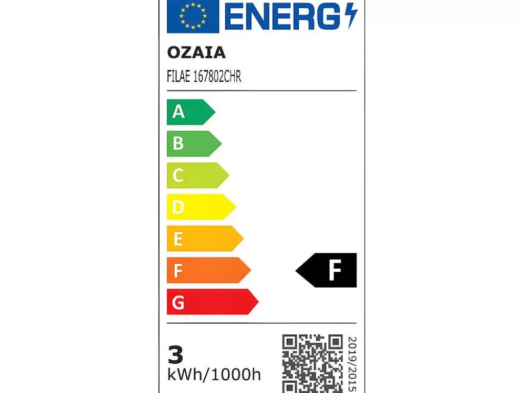 Candeeiro De Pe*OZAIA Candeeiro De Pe 5 Bracos Leds Conceptual Filae - Metal - 58 X 20 X 189 Cm - Prateado