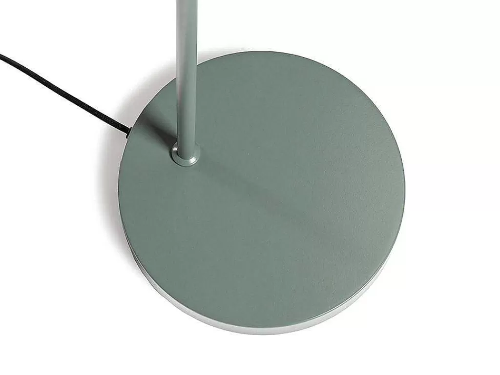Candeeiro De Pe*OZAIA Candeeiro De Pe Estilo Vintage Otilie - Metal - 35 X 25 X 154 Cm - Verde Azeitona E Dourado