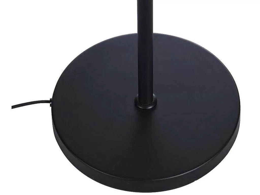 Candeeiro De Pe*OZAIA Candeeiro De Pe Etnico Em Bambu E Metal Cor Preto De D.40 X A.157,5 Cm - Parana
