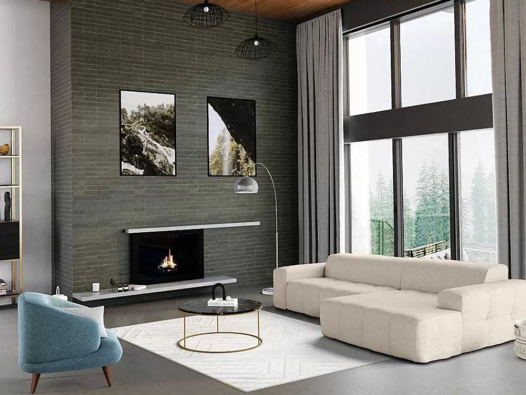Candeeiro De Pe*OZAIA Candeeiro De Pe Grande Em Arco Estilo Art Deco 140 X 35 X 180 Cm Em Metal E Marmore Cor Prateado - Ombrage