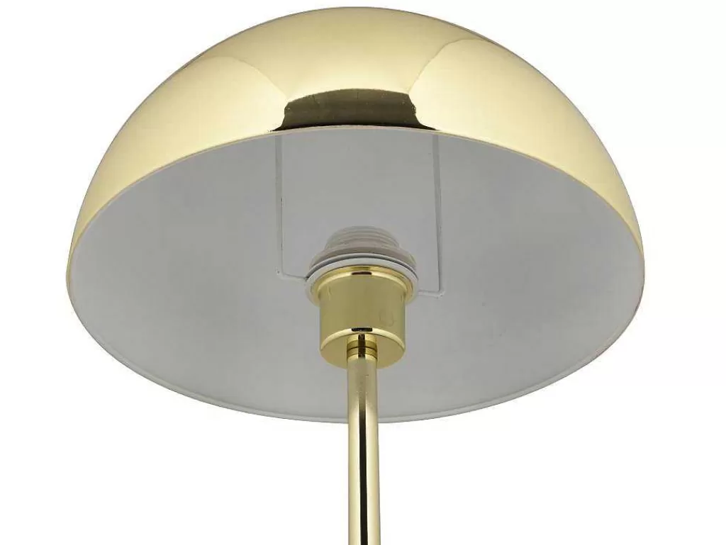 Candeeiro De Pe*OZAIA Candeeiro De Pe Vintage Efeito Latao De D.30 X A.149 Cm Cor Dourado - Ontario