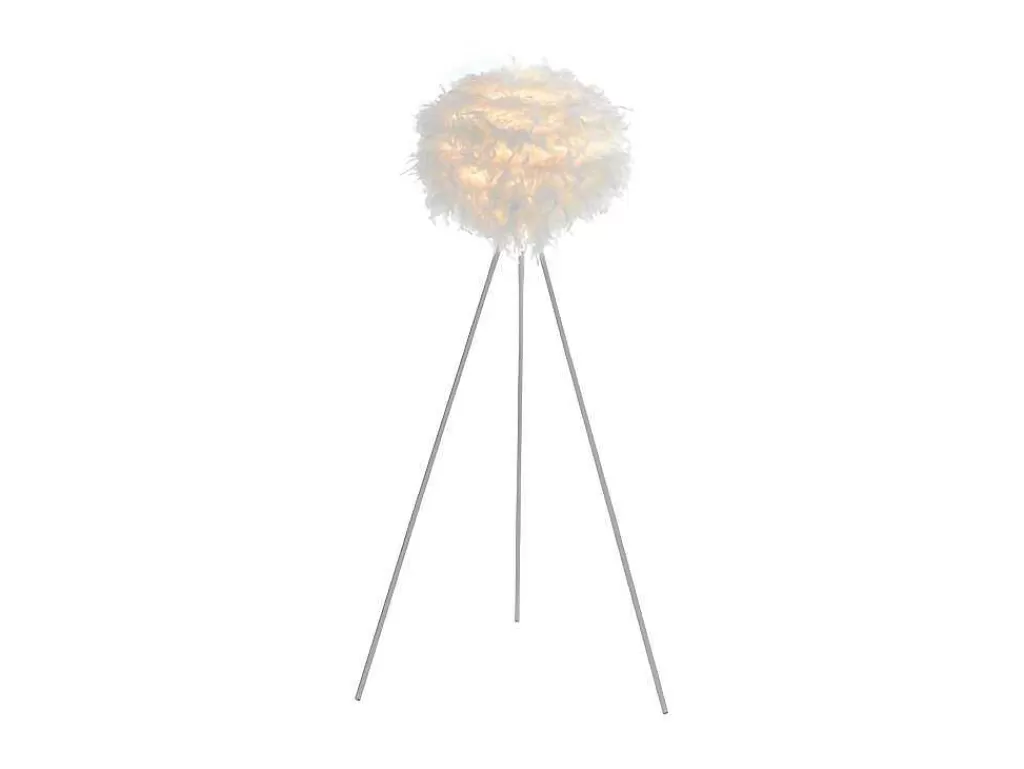 Candeeiro De Pe*OZAIA Candeeiro De Plumas Com Tripe Nuage - 54 X 54 X 150 Cm - Branco