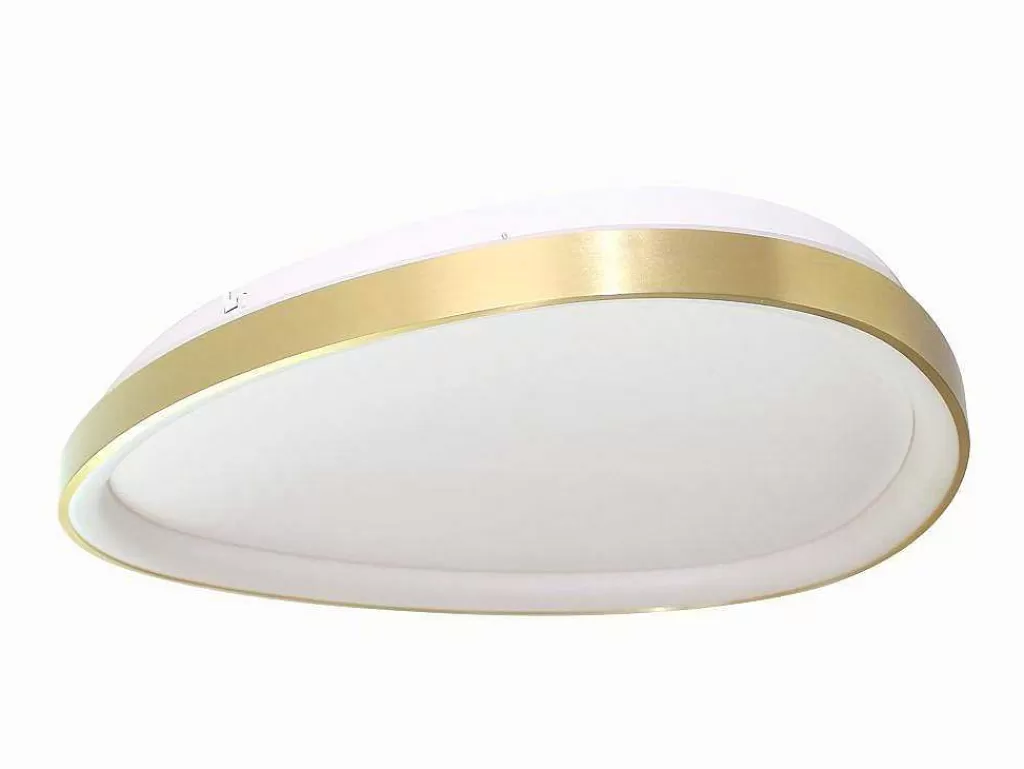 Luz De Teto*OZAIA Candeeiro De Teto Design Com Leds De Intensidade Variavel Aluminio E Metal L65 Dourado - Granby