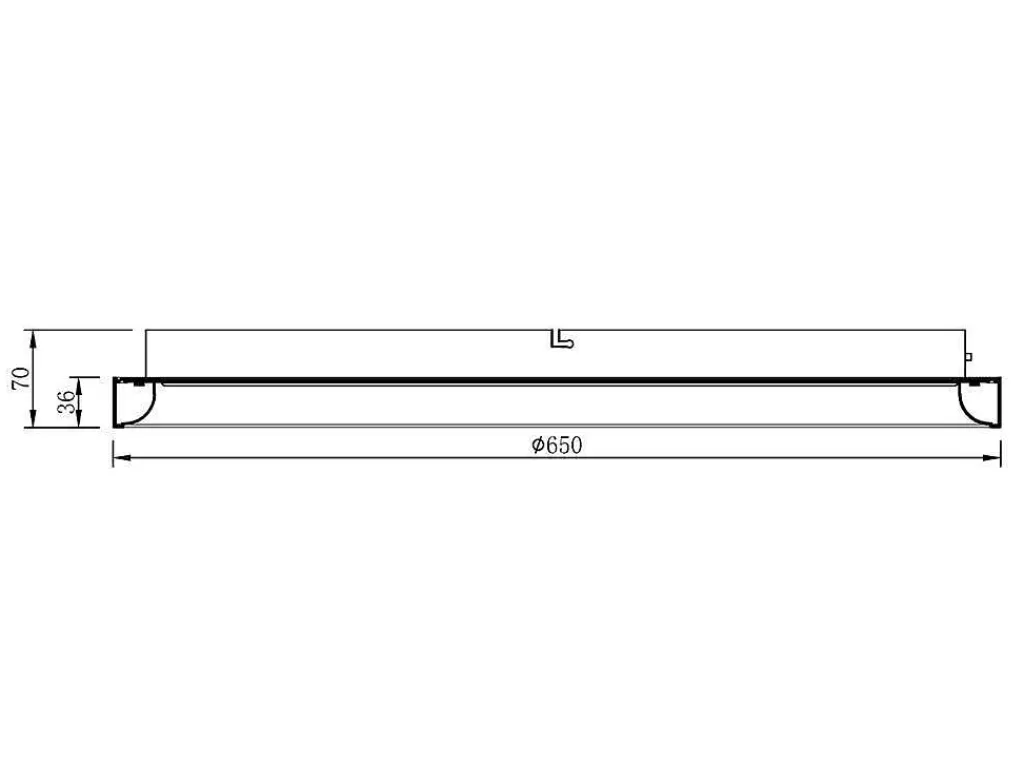 Luz De Teto*OZAIA Candeeiro De Teto Design Com Leds De Intensidade Variavel Aluminio E Metal L65 Dourado - Granby