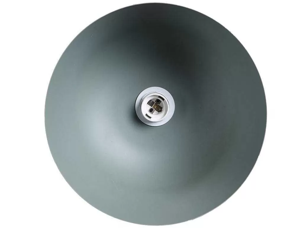 Candeeiro Suspenso*OZAIA Candeeiro De Teto Em Metal E Madeira De D.26 Cm X A.120 Cm Cor Verde - Malvina