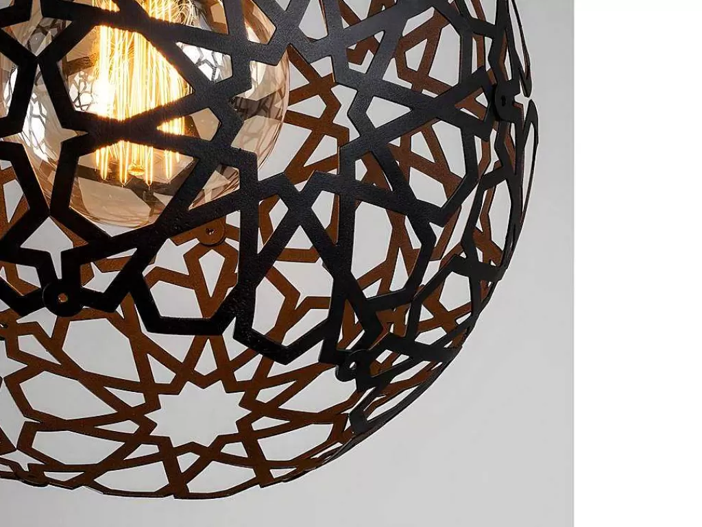 Candeeiro Suspenso*OZAIA Candeeiro De Teto Filiforme Em Metal De Altura Regulavel De D. 25 X A. 39/119 Cm Cor Preto - Celindra