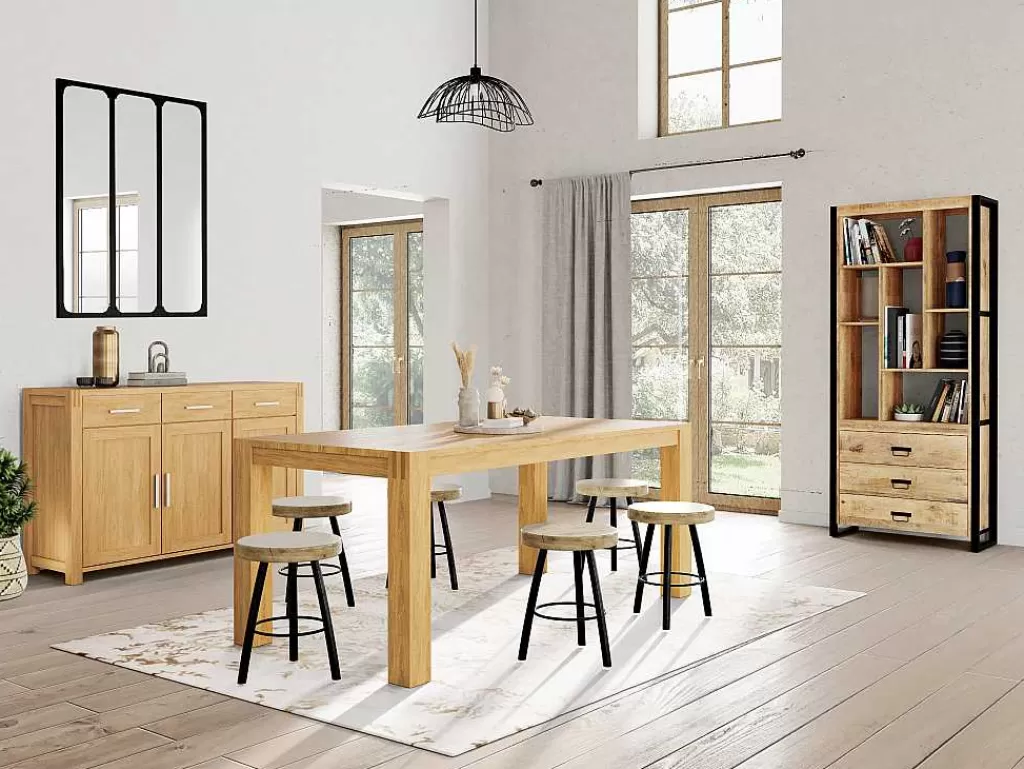 Candeeiro Suspenso*OZAIA Candeeiro De Teto Mania - Ferro - 47 X 47 X 120 Cm - Preto