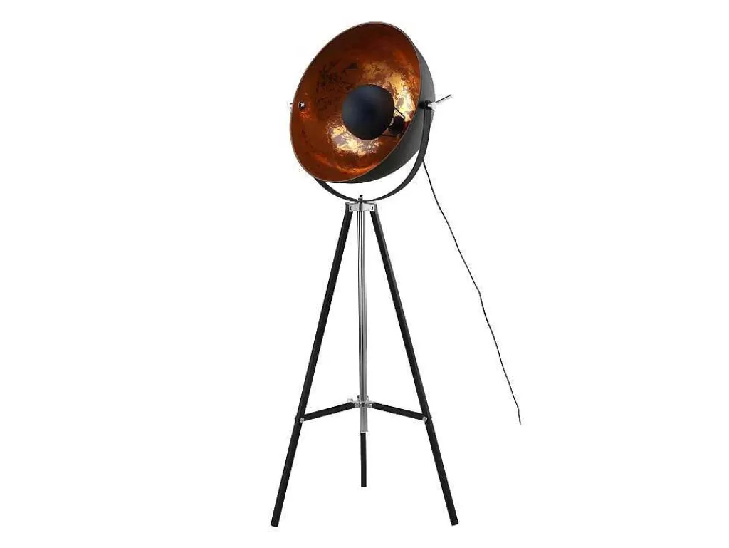 Promoções Decoração*OZAIA Candeeiro Movie - A. 166 Cm - Bicolor Interior Acobreado Exterior Preto Da Marca Inside Art