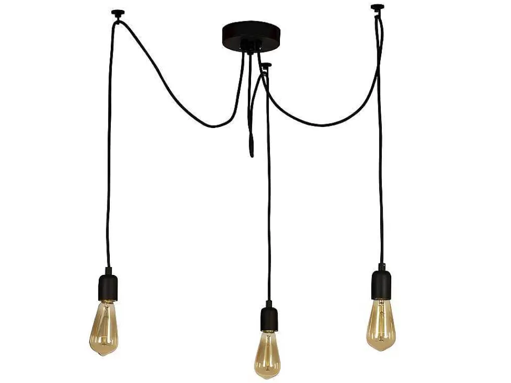 Candeeiro Suspenso*EPIKASA Candeeiro Suspenso Andria, Preto, 180 X 180 X 93 Cm,