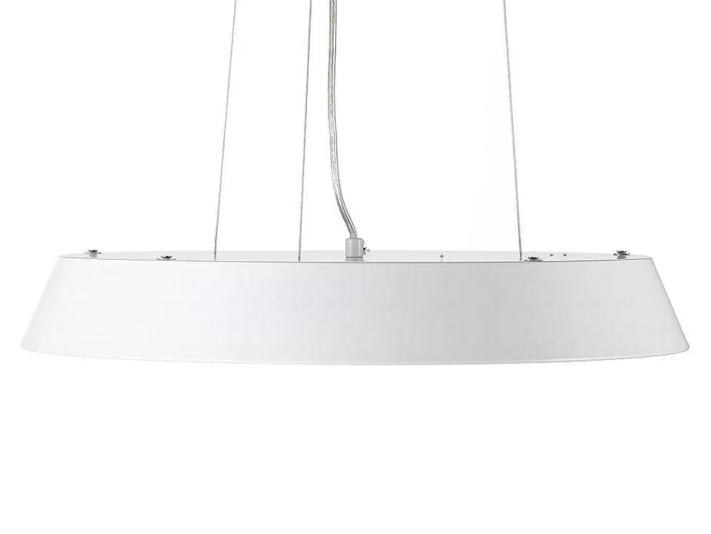 Candeeiro Suspenso*OZAIA Candeeiro Suspenso Com Leds Metal E Aluminio D45 Cm Branco E Natural - Derry