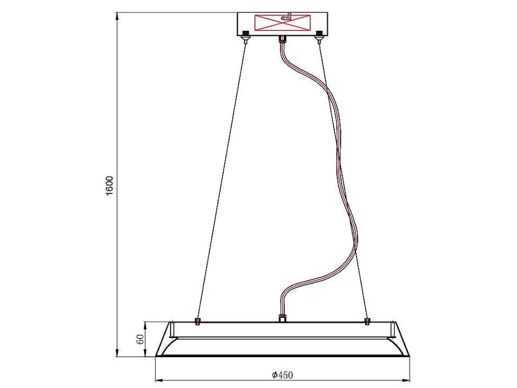 Candeeiro Suspenso*OZAIA Candeeiro Suspenso Com Leds Metal E Aluminio D45 Cm Branco E Natural - Derry