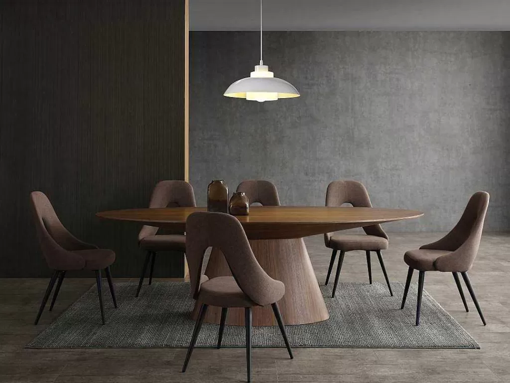 Candeeiro Suspenso*OZAIA Candeeiro Suspenso Em Metal D34 X A120 Cm Branco - Briliva