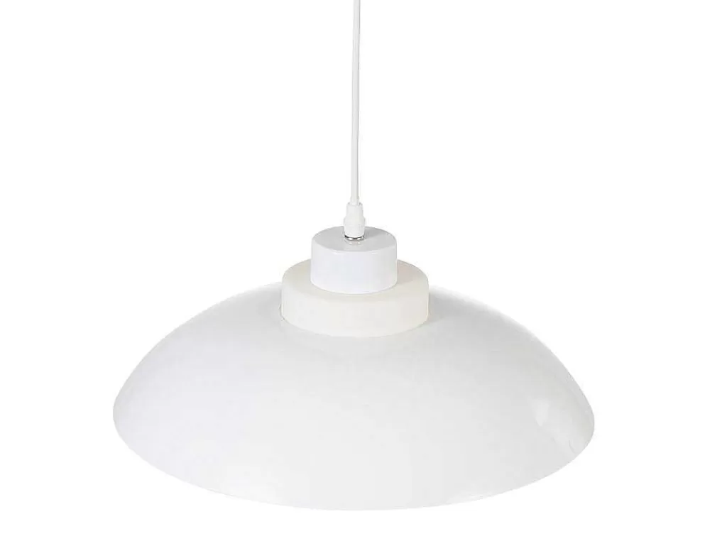 Candeeiro Suspenso*OZAIA Candeeiro Suspenso Em Metal D34 X A120 Cm Branco - Briliva