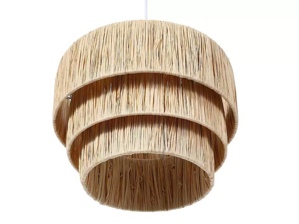 Candeeiro Suspenso*OZAIA Candeeiro Suspenso Em Rafia D30 X A171 Cm Natural - Sarnia