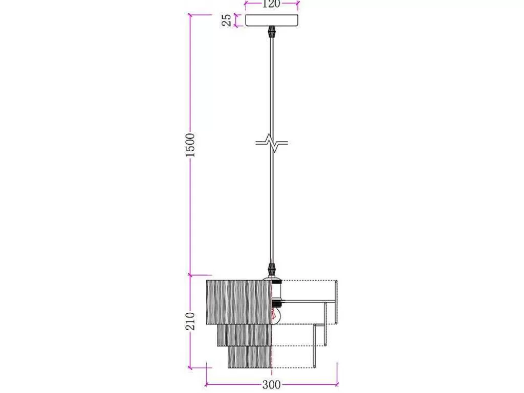 Candeeiro Suspenso*OZAIA Candeeiro Suspenso Em Rafia D30 X A171 Cm Natural - Sarnia