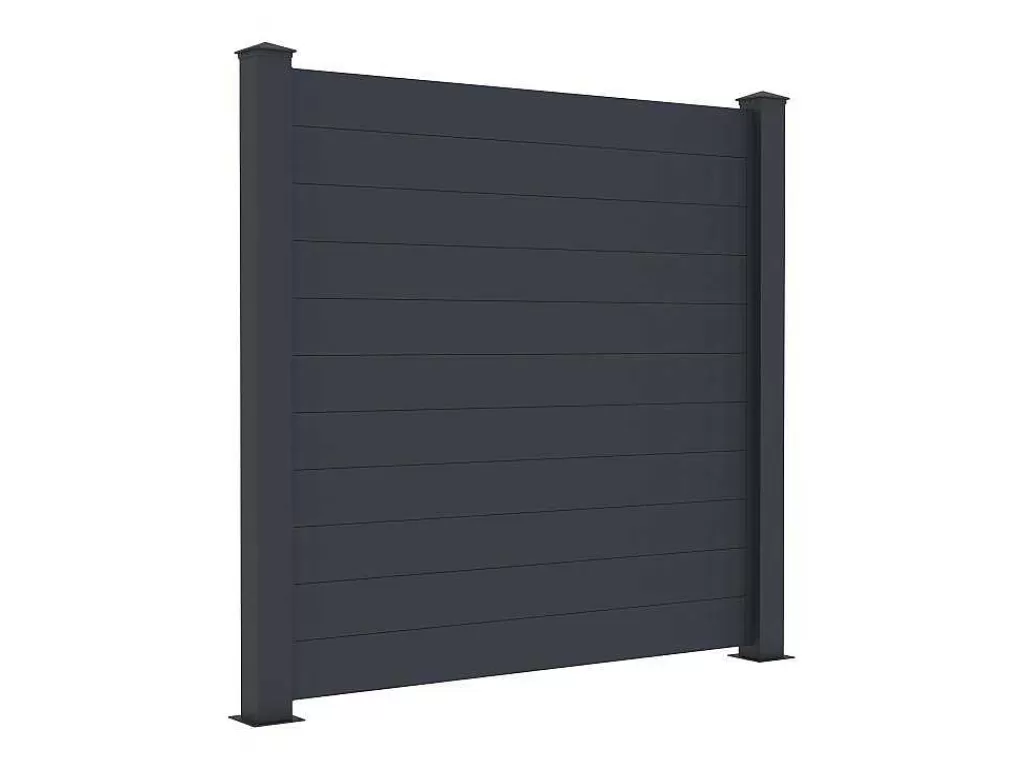 Canico E Cerca*EXPERTLAND Cerca De Pousar A182 X L188,6 Cm Aluminio Antracite - Otavio