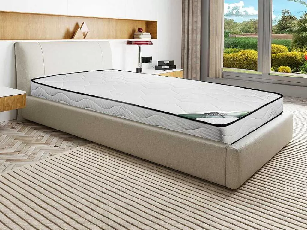 Colchão De 1 Lugar*NATUREA Colchão 90X190 Cm Espuma E Cotim De Bambu Esp. 15 Cm - Kanani De