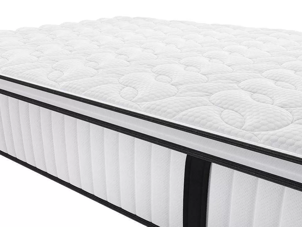 Colchão De 2 Lugares*DREAMEA HOTEL Colchão Anti-Fogo De Molas Ensacadas E Sobrecolchão Integrado Delice De - 160 X 200 Cm