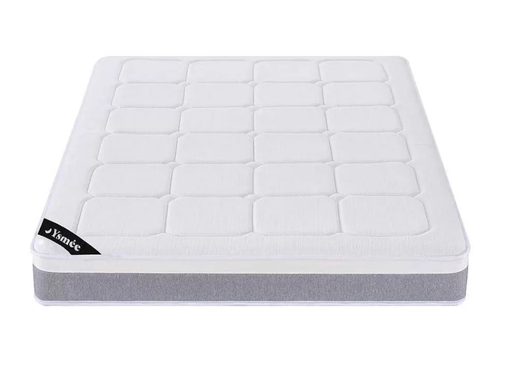 Colchão De Látex*Ysmée Colchão De 140X190 Cm Molas Ensacadas 7 Zonas De Conforto Látex, EsPéssura 28 Cm - Duchesse Ii Da Ysmee
