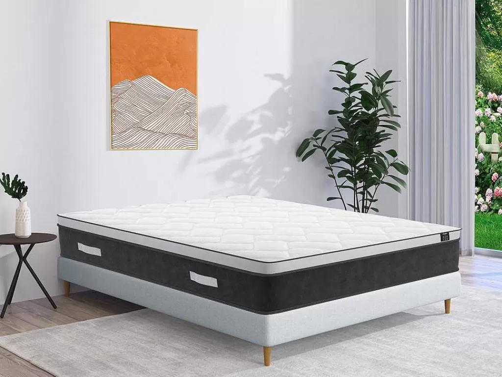 Colchão De 2 Lugares*Ysmée Colchão De Molas Ensacadas E Com Memória De Forma Astria Art Collection De Dreamea - 160 X 200 Cm