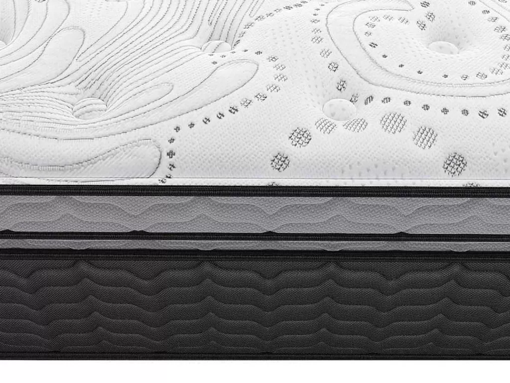 Colchão Com Memória De Forma*DREAMEA Colchão De Molas Ensacadas E Sobrecolchão Integrado Gamiani De - 160 X 200 Cm