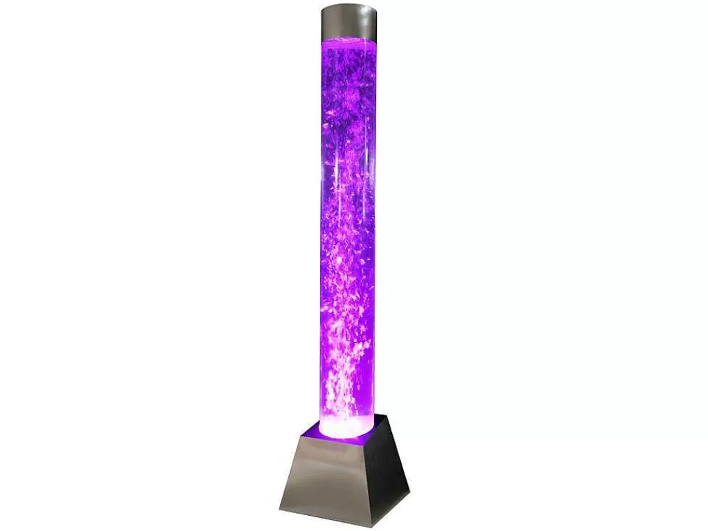 Candeeiro De Pe*OZAIA Coluna De Bolhas De Agua Woby - Leds Com Cor Que Muda - A.130 Cm