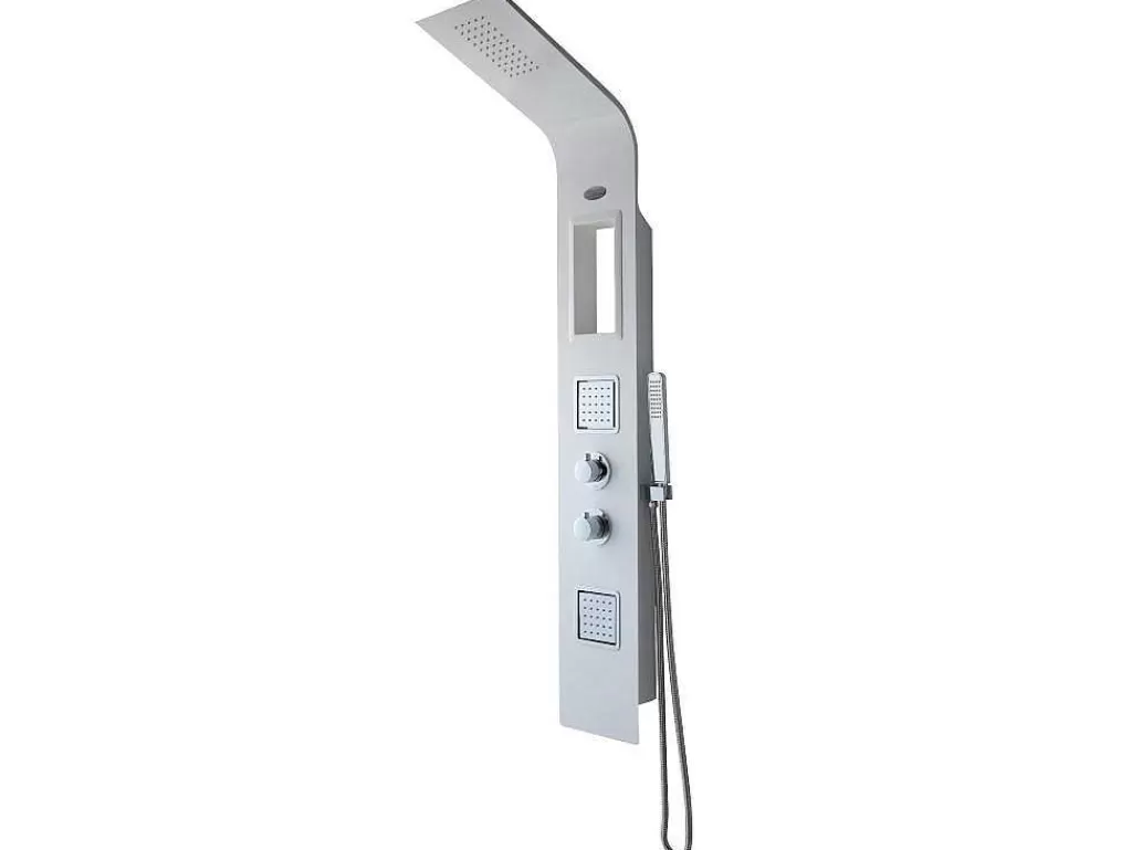 Coluna De Duche*Shower & Design Coluna De Duche Hidromassagem Termostatica Amanda - Com Arrumação - 22*145 Cm