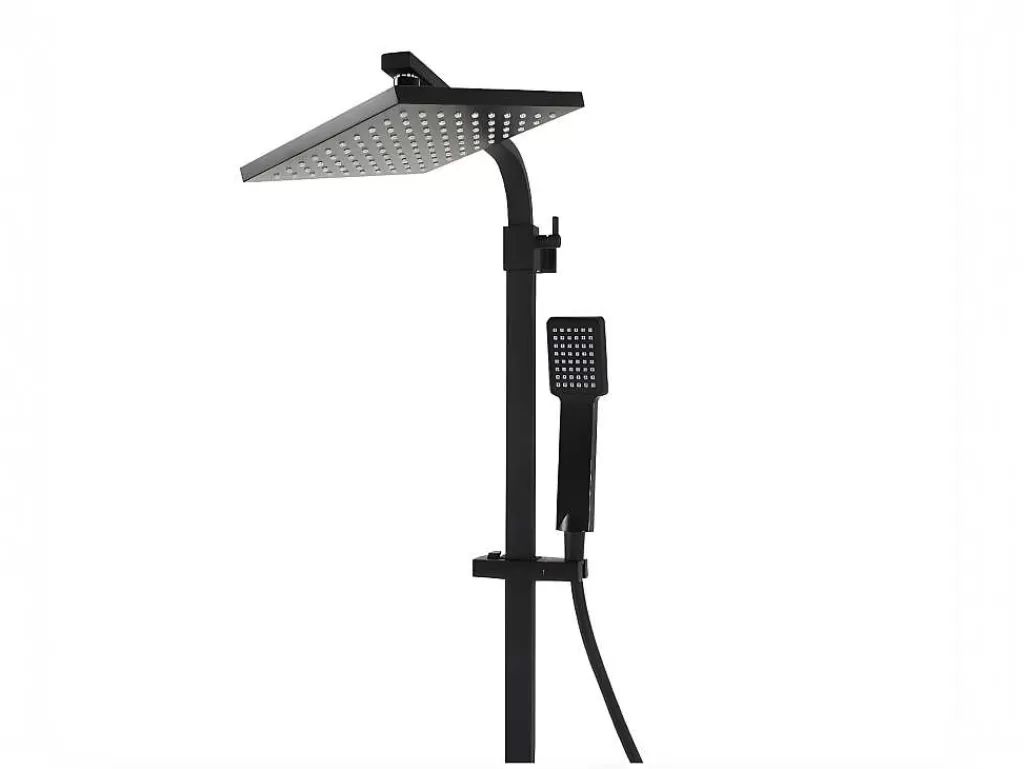 Coluna De Duche*Shower & Design Coluna De Duche Termostatica Em Aco Inoxidavel Preto Mate - 125Cm - Peneda