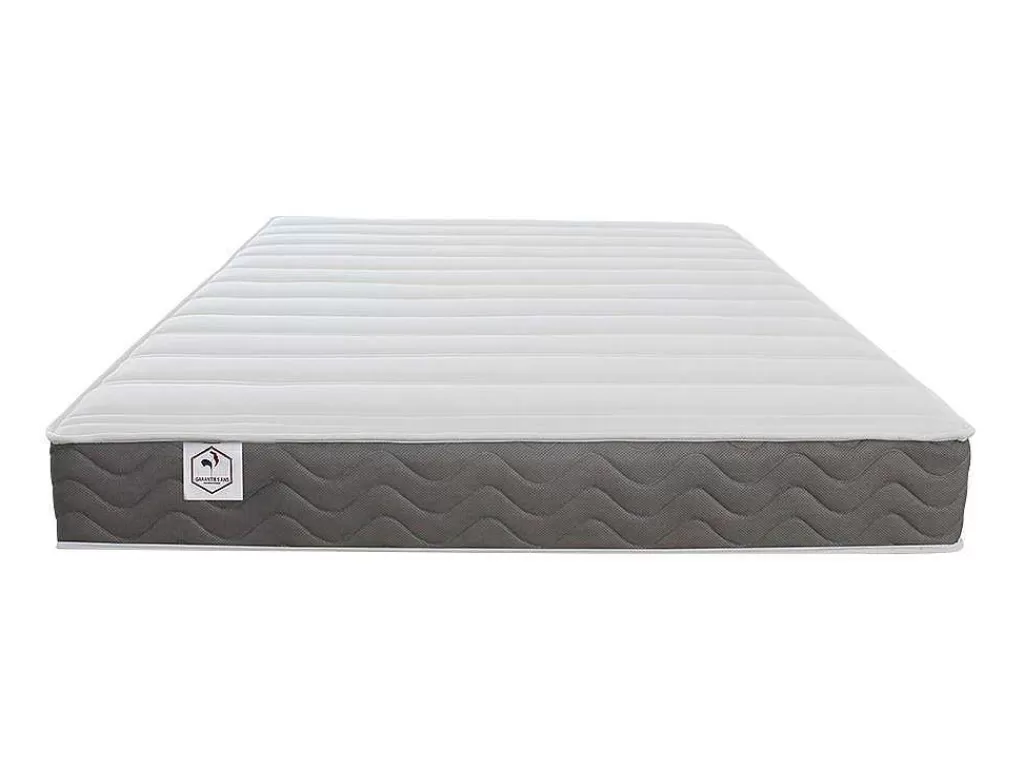 Conjunto Colchão E Sommier*DREAMEA Conjunto Artigos De Cama 160 X 200 Cm Sommier Com Espaco De Arrumação Natural Claro + Colchão De Espuma Hd - Heaven Da