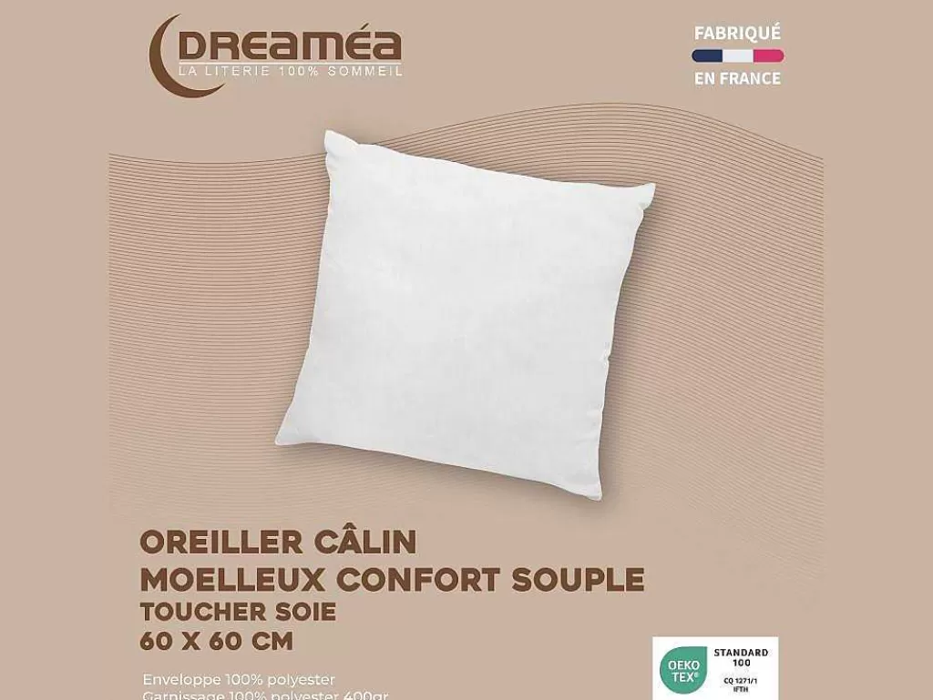 Almofada*DREAMEA Conjunto De 2 Almofadas 60 X 60 Cm Da , 400 G - Biesya