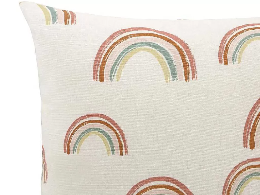Têxtil De Casa*OZAIA Conjunto De 2 Almofadas Arco-Iris Em Algodao 45 X 45 Cm Multicolor - Archy