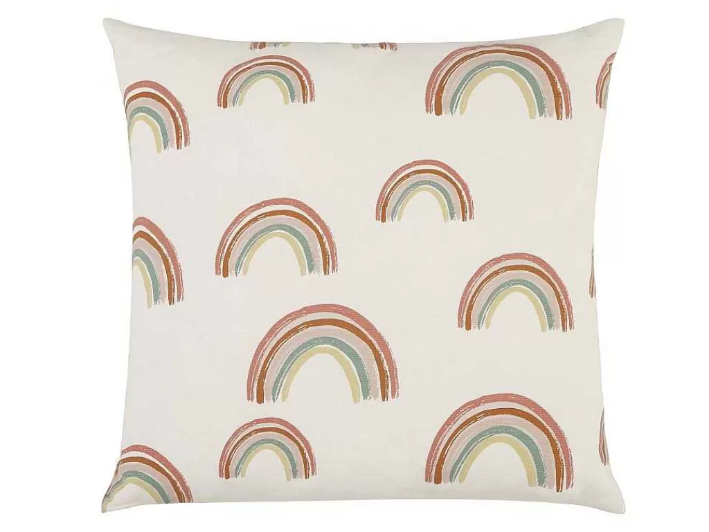 Têxtil De Casa*OZAIA Conjunto De 2 Almofadas Arco-Iris Em Algodao 45 X 45 Cm Multicolor - Archy