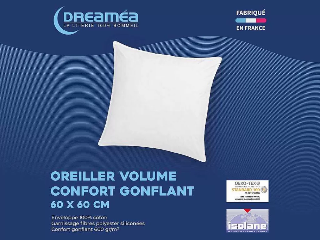 Almofada*DREAMEA Conjunto De 2 Almofadas De 60 X 60 Cm Da - 600 G - Marin