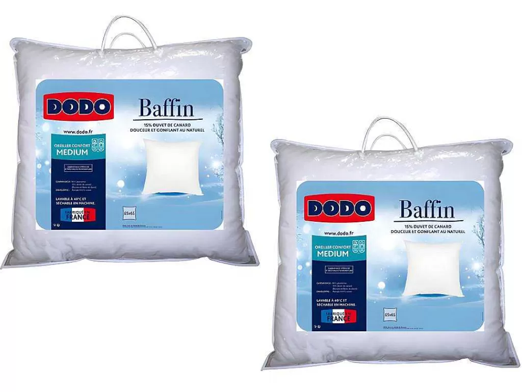 Almofada*DODO Conjunto De 2 Almofadas Plumagem Natural Baffin - 65X65 Cm